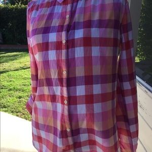 Anthropology beautiful bright blouse